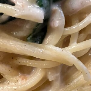 牛乳で作る！ほうれん草とツナのクリームパスタ